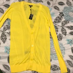 Express Yellow cardigan